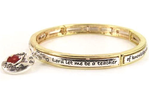 4030099 Teachers Prayer Appreciation Gift Present Christian Bracelet