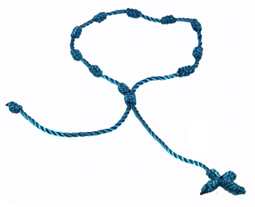 4030568 Set of 3 Blue Decenario Pulseras Knotted Thread Cross Bracelet Hip Hop Kanye West