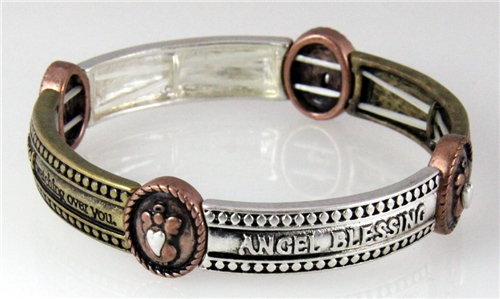 4030668 Angel Blessing Stretch Bracelet Angel Watching Over You Blessing Secr...