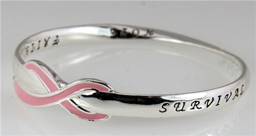 4031150 Pink Ribbon Cancer Awareness Susan Komen Gift Prayer Blessing Twisted...
