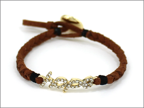 4031190 HOPE Braided Leather Cord Style Bracelet Religious Fashion Jesus Scri...