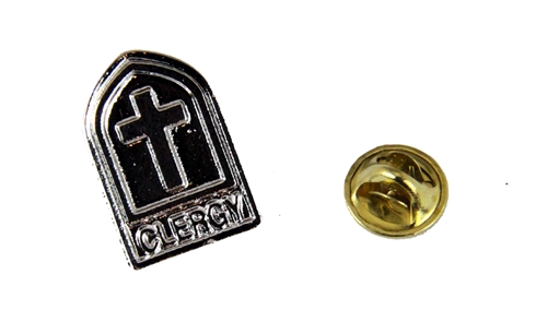 6030212 Clergy Lapel Pin Tie Tack Brooch Church Cross Christian Reverend Minister