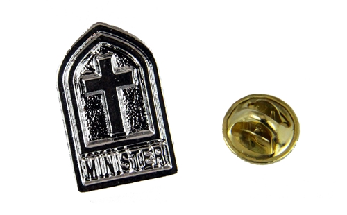 6030214 Minister Lapel Pin Tie Tack Brooch Church Cross Christian