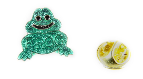6030240 FROG Faithfully Rely on God Lapel Pin Tie Tack Christian Jewelry Brooch