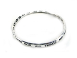 4030016 Christian Scripture Religious Bracelet Matthew 19:26