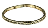 4030018 John 3:17 Petite Stretch Bracelet Stackable For God Did Not Send Scripture