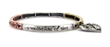 4030042 Christian Scripture Religious Bracelet 1 Peter 4:8 Love One Another