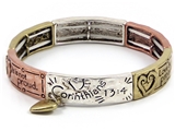 4030084a 1 Corinthians 13 Stretch Bracelet Christian Scripture Religious