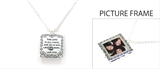 4030122 Picture Frame Locket Necklace Lamentations 3:24 Christian Scripture