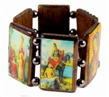 4030188 Christian Cross Religious Stretch Bracelet Bible