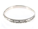 4030240 Psalm 18:1-2 Twisted Bangle Christian Religious Scripture