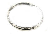 4030246 Mark 10:27 Twisted Bangle Bracelet All Things Are Possible Christian ...