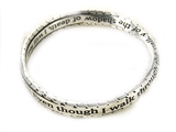 4030248 Religious Christian Bible Cross Jewelry Bracelet Psalm 23