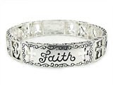 4030250 Religious Christian Bible Cross Jewelry Bracelet Faith Hope Love