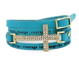 4030254 Religious Christian Bible Cross Jewelry Bracelet Philippians 4:13