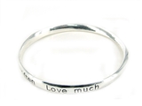 4030257 Live Well Laugh Often Love Much Bangle Bracelet Inspirational Jewelry...