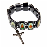 4030273 Christian Religious Scripture Cross Stretch Bracelet