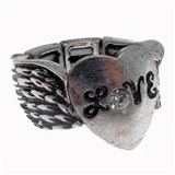 4030288 Love Stretch Ring Heart Christian Scripture Religious