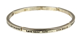 4030302 Petite 1 Corinthians 13 6-8 Christian Stretch Bracelet Jesus Religious Christ Bible Stackable