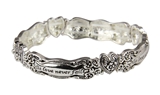 4030339 His Love Never Ends Spoon Style Stretch Bracelet