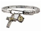 4030341 John 3:16 Stretch Bracelet For God So Loved The World