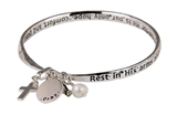 4030428 Rest In His Arms Twisted Bangle Christian Comfort Peace Safety Grieving Mourning