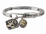 4030432 Tree of Life Stretch Bracelet Family Tree Heorloom Ancestry Relic