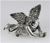 4030488 Angel Brooch Pin Cherub Guardian Religious Lapel