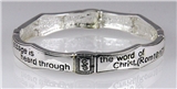 4030544 Romans 10:17 Christian Stretch Bracelet Jesus Religious Christ Bible