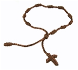 4030573 Set of 3 Brown Decenario Pulseras Knotted Thread Cross Bracelet Hip Hop Kanye ...