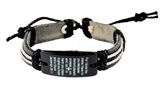 4030595 Jeremiah 29:11 Scripture Leather Bracelet Bible Verse For I Know The Plans I Have For You