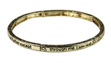 4030599  John 14:6 Scripture Petite Stretch Bracelet Stackable I Am The Way Bible Verse 