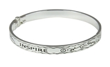 4030650 INSPIRE Hinged Bracelet Bangle Encouragement Graduation Gift