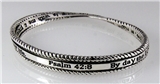 4030651 Psalm 42:8 Twisted Bangle Bracelet Christian Scripture By Day The Lor...