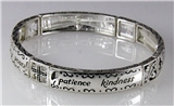 4030662 Galatians 5:22 Fruits of the Spirit Stretch Bracelet Love Joy Peace C...