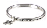 4030685 Serenity Prayer Stretch Bracelet 12 Step AA Al Anon God Grant Me