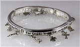 4030694 John 3:16 Stretch Bracelet For God So Loved The World Scripture Chris...