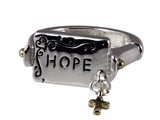 4030734 Hope Christian Stretch Ring Religious Cross Bible Scripture