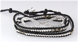 4030762 Eternity Leather Wrap Bracelet Beaded Infinity Fashion Statement