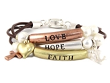 4030772 Faith Hope Love 1st Corinthians 13 Strand Bracelet Beaded Scripture Verse