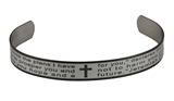 4030782 Jeremiah 29:11 Scripture Bangle Cuff Bracelet Bible Verse For I know The Plans I Have For You