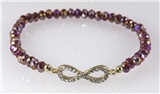 4030790 Infinity Stretch Bracelet Fashion Eternity Sideways Inspirational Jew...