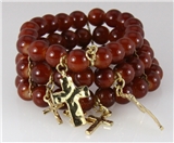 4030791 Beaded Cross Charm Stretch Bracelet Christian Fashion Stack Stacking