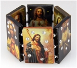 4030839 Jesus Stretch Bracelet Saints Icon Christian Religious Bible