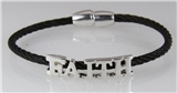 4030851 Faith Steel Twisted Cable Bracelet Christian Inspiration Hope Rugged