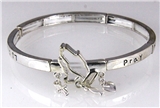 4030866 1 Thessalonians 5:17 Praying Hands Stretch Bracelet Pray Without Ceas...