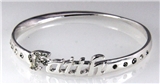 4030873 Faith Twisted Bangle Bracelet Christian Religious Inspirational Faith