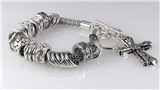 4030883 Cross Charm Bracelet Religious Christian Fashion