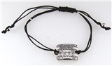 4030885 Believe Bracelet Inspirational Encouragement Pull Tab Macrame Delicat...