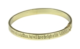 4030890 John 8:12 I Am The Light Of The World Hinged Religious Christian Bracelet